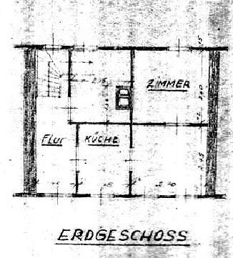 Grundriss Erdgeschoss 1947
